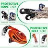 Tree Climbing Spike Set Pole Climbing Spurs Steel Adjustable Height w/2 Gears