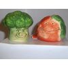 Corn Corn Condiment Dispenser and Broccoli/Tomato Salt & Pepper Shakers