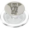 Boho Ornate Elephant Henna Design PopSockets PopGrip for MagSafe