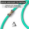 ✅Tech Garden Hose Repair Kit Solid Male & Female End Replacement Set 3/4''1 Pack