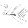 Lisle 51900 Spot Weld Chisel, One Size, Factory