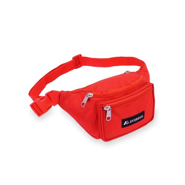 Everest Signature Waist Pack - Standard, Red, One Size