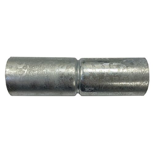 1 5/8" OD x 6" Fence Pipe Connector Chain Link Structural Pipe Metal Join Clamp