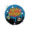 Burton & Burton 18" Pkg Hbd Superhero Holographic, Multicolor