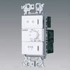Panasonic WTA53916WK Embedded Electronic Bathroom Ventilation Switch Set, Firefly Switch B, 12 Hour Timer, Matte White