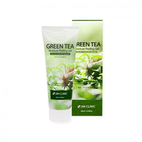 3W Clinic Green Tea Moisture Peeling Gel 180 ml