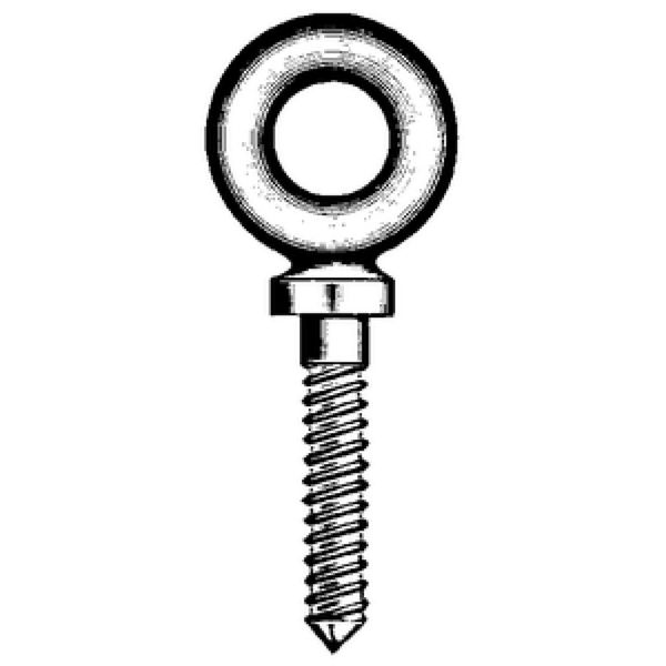 Chicago Hardware Eyebolt Shoulder Screw 3/8 x 2-1/2