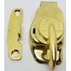 Brass Table Sash Lock Cam-Type spring release dining kitchen leaf close switch