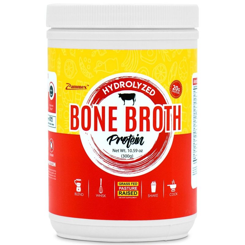 Grass Fed Beef Bone Broth Protein Powder Hydrolyzed Collagen Peptides ...