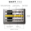 BEBLAU Shift PRO Adhesive Portable Tech Organizer for laptops, notebooks.. Backpack Insert | Computer Accessories, Office, Home & School, Working from Home Solution | Reusable