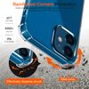 ivoler Case Compatible with iPhone 12 Pro, Compatible with iPhone 12, with 3 Pack Tempered Glass Screen Protector