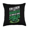 Life without a robotic lawnmower is possible but pointless Throw Pillow