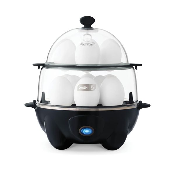 Dash Deluxe Rapid Egg Cooker 12 Capacity with Auto Shut Off and Versatile Coo...