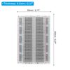 PATIKIL 4 Pcs Breadboard, Solderless Breadboard Large Breadboard 400 Tie Points Prototype PCB Bread Board Electronics Kit Plates