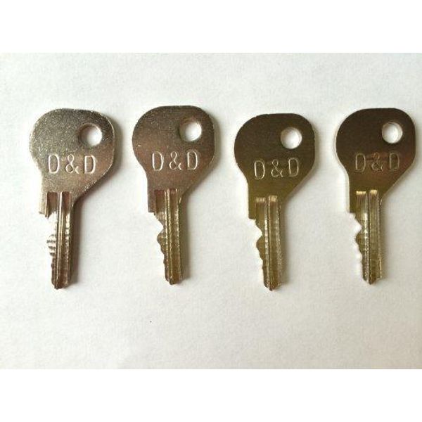 D&D Technologies D&d Magna Latch Replacement Keys 4 Pack