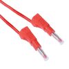 Red 4mm Stackable Test Lead Plug 100cm (Quantity x 5)