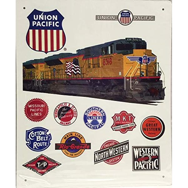Railroad Tin Sign - Union Pacific Heritage
