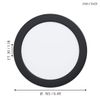 EGLO Recessed Light, Black