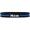 SayitBands Mom Thin Blue Line Wristband