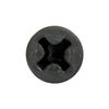 100 PACK #6 x 1/2" Flat Head Phillips Coarse Thread Small Black Screws Mdf