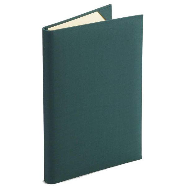 Mino Shokai Certificate File, A4 Size, Back Round A3, For Award Certificates (Green 8253)