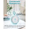 Visual Timer for Kids, 60-Minute Countdown Timer for Classroom Office Kitchen, Desk Timer Kids Time Management Tools with Silent Operation, Pomodoro Timer Rainbow Pattern Blue