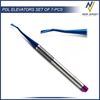 Dental PDL Elevators Set of 7Pcs Root Extraction Elevators with Cassette