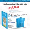Bath Tap Filter for Hard Water - Reduces Chlorine, Limescale & Heavy Metals - Tylola Series 1 - Gentle on Sensitive Skin & Improves Hair Feel - 1 Bath Ball + 2 Cartridges