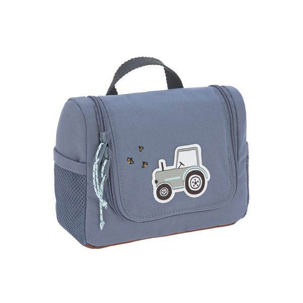 LÄSSIG Kinder Kulturtasche Waschbeutel Waschtasche Kulturbeutel zum Hängen/Mini Washbag Adventure Tractor