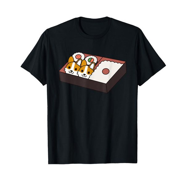 Sushi Bento Box Corgi Dog T-Shirt