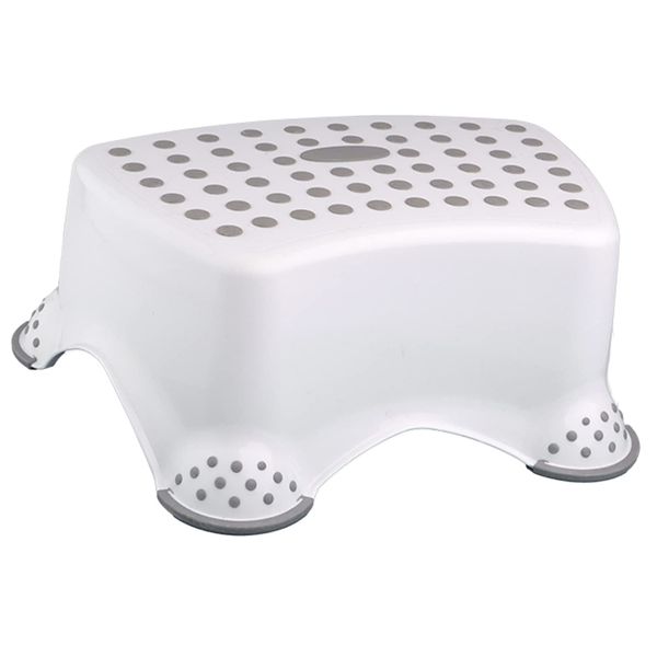 DIVCHI Toilet Training Kids Non Slip Up Step Stool Unisex for Safe Toddler Loo Potty Training in The Bathroom and Home (White)