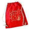 Flox Creative Red Drawstring Bag Rose Gold Bride to Bee