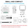 WiFi Roller Shutter Timer and Voice Control, Smart Roller Shutter Switch with RF Remote Control and Receiver, Wireless Switch Blind Switch Set, Electric Shutter Control for Blinds and Awnings