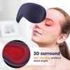 Adjustable USB Heated 3D Eye Mask Pad Blackout For Blepharitis Dry Eye Relief