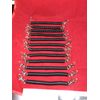 12 SPRING COIL STRETCH CLIP CLAW CLASP RETRACTABLE BUNGEE KEYCHAIN SPIRAL CORD