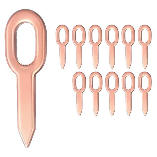 TAYCZGQL 12Pcs Professional Grade Copper Dent Puller Welder Tabs, Durable & Efficient Auto Car Body Repair Tools for Effortless Dent Removal