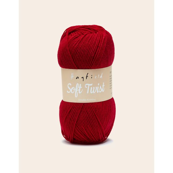 Sirdar Hayfield Soft Twist, Scarlet (264), 100g