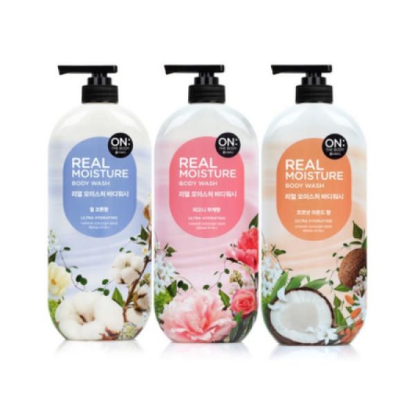 On the Body Real Moisture Body Wash 900g 3 packs (Warm Cotton/Peony/Almond)_MC