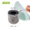 sourcing map 10Pcs Replacement Fiber Mesh Tips For Stylus Pens 6mm Suitable For Capacitive Touch Screen,High Sensitivity,Soft,No Scratch Screen Pen Tip