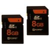 Canon PowerShot SD1400 is Digital Camera Memory Card 2 x 8GB Secure Digital High Capacity (SDHC) Memory Cards (2 Pack)