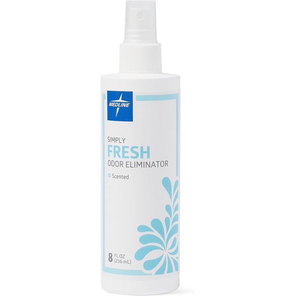 Simply Fresh Odor Eliminator 8 Oz Spray, Lightly Scented, Pump Bottle, Conven...