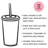 Video Game Birthday Party Disposable Cups (12 Set)
