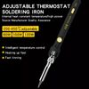 Soldering Iron Electric Gun Adjustable Temperature Welding Solder Wire Kit 60W B