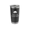 I Run On Cloud Wine Cloud Computing Funny Cloud Engineering Stainless Steel Insulated Tumbler