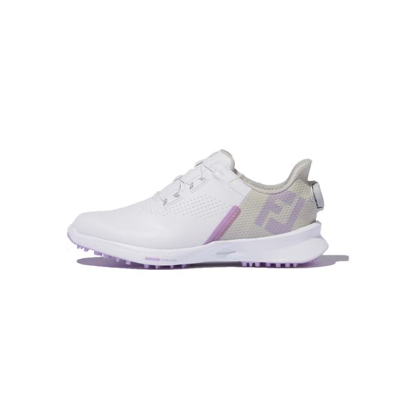 FootJoy Women's Fuel BOA Golf Shoes, white/lilac