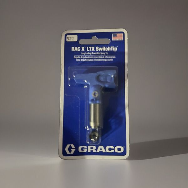 GRACO LTX521 RAC X Latex Airless Paint Spray Tip SwitchTip 0.021 in.