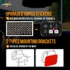 AUXBEAM 6 Gang Switch Panel On-Off LED Light Circuit Control (Blue Back light)