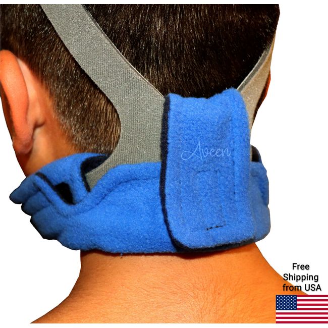 CPAP neck pad for headgear straps ,two layers fleece and universal