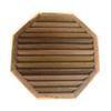 Miller Shingle Octagon Clear Cedar Vent, Flush Mount - 24 inch x 24 inch