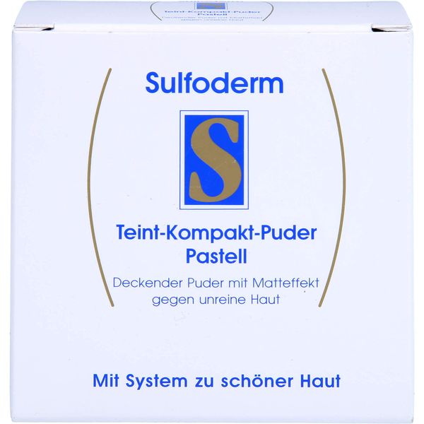 Sulfoderm S teint Compact Powder Past, 10 g